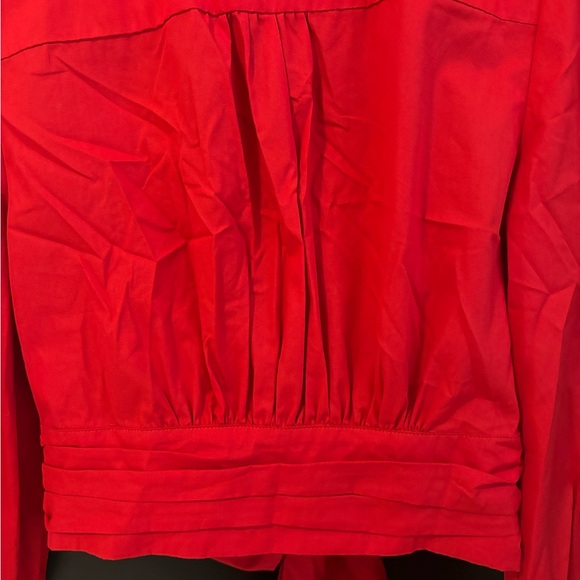 NWOT Maeve Poplin Bow Blouse - Anthropologie - Picture 8 of 10